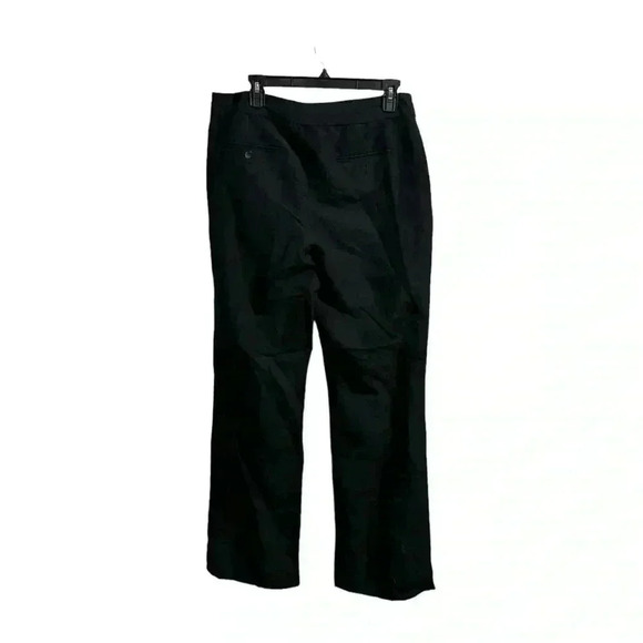 Talbots Heritage Black Linen Blend Pants Size 10 - Picture 2 of 5